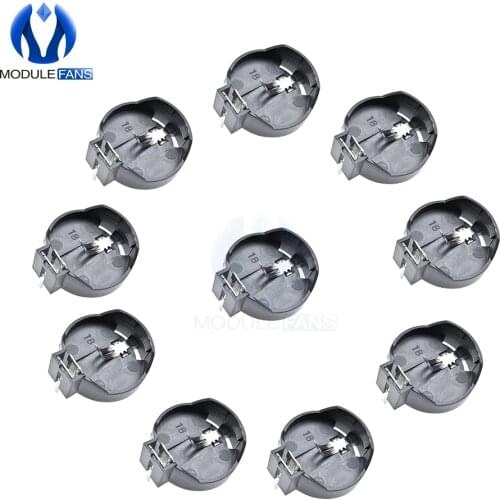 10Pcs Diy Electronic CR2032 CR2025 3V Button Coin Cell Battery Socket Holder Box Case GM