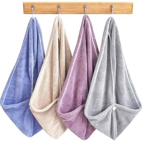 Hot Sale Necessary for Swimming Ashore Water Absorption Quick Drying Hair Hat Absorbent Towel Cap Turban Wrap Soft Shower Hat