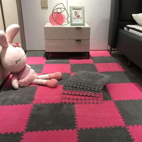 Household bedroom carpet, large area blanket in the room and living room, size 30x30cm, thickness 0.6cm, modular puzzle