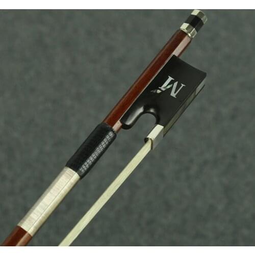 MASTER FINE Pernambuco Violin Bow Sweet tone Silver Mounted Good Performance