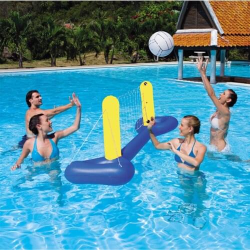 Inflatable Volleyball Net Ball Set Floating Water Volleyball Game Adult Family Children Party Pool Game Water Entertainment Tool
