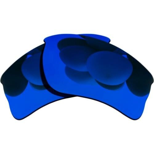 Polarized Replacement Lense For-Oakley Quarter jacket Sunglasses Frame True Color Mirrored Coating - Violet Options