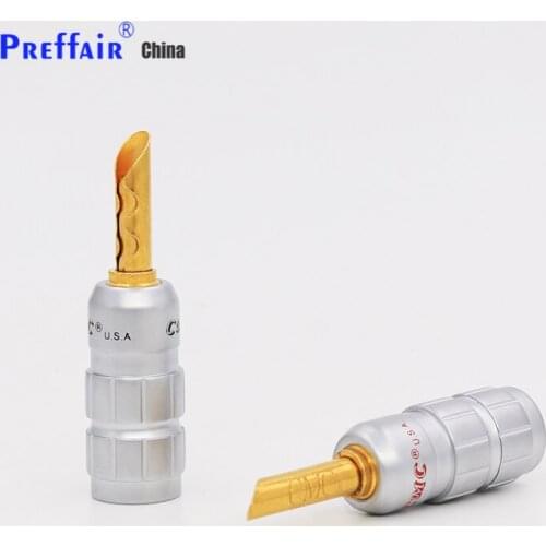 CMc Gold plated Banana speaker connectors Banana jack BFA