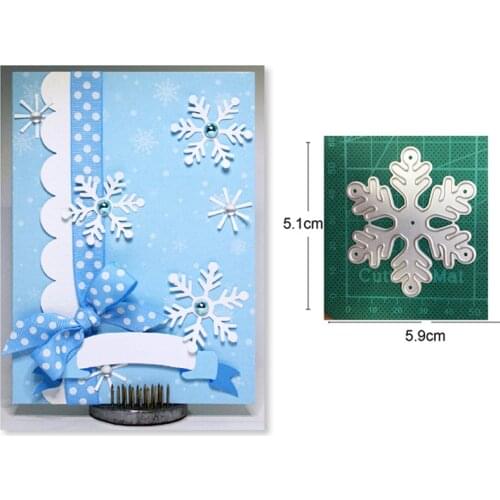 Christmas Snowflake Metal Cutting Dies Stencils dies for DIY Scrapbooking dies Decoration Paper Craft dies Embossing Dies Cuts