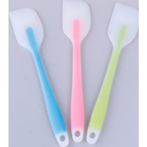 Silicone Cream Baking Scraper Non Stick Butter Spatula Nylon Chocolate Spreader Smoother Heat Resistant Kitchen Pastry Tools