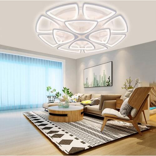 Modern hotel bedroom living room study LED ceiling lamp villa apartment study intelligent remote control lighting