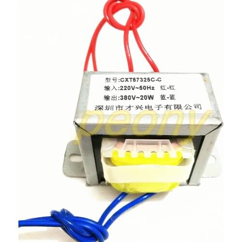 Transformer 20W 220V to 380V boost transformer single phase AC 380V transformer 220 L 380V