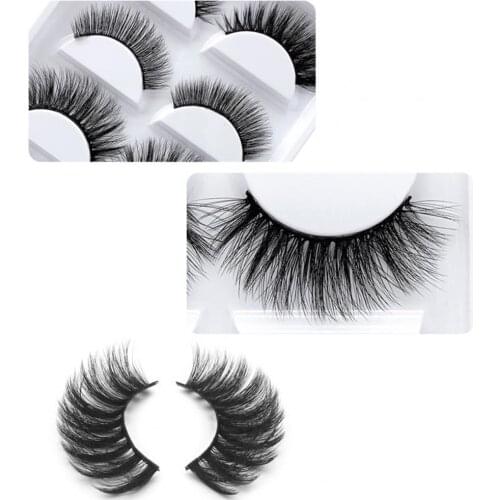 1 Box Flase Lashes Waterproof Extension Silk Eyelashes Lengthening Thick 3D Dramatic Simulation Eyelashes Eyes Makeup Tools