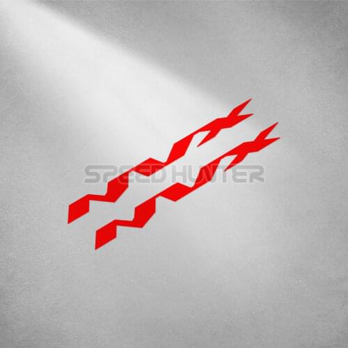 2x Auto Exterior Decorate Motorcycle Oil Tank Side Body Helmet Sticker Decals for NVX 155 Smax 155