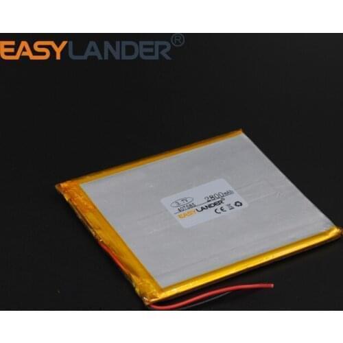 4x75x85mm 3.7V 2800mAh Polymer Li-ion Battery For Bluetooth Notebook Tablet PC iPAQ E-Book Power Bank PDA Portable DVD 407585