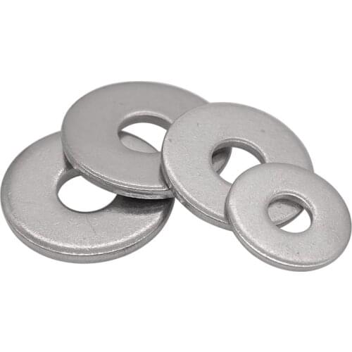 304 Stainless steel DIN9021 GB96 M2.5 M3 M4 M5 M6 M8 M10 Large Size Flat machine washer Bigger Plain washer gaskets SUS304