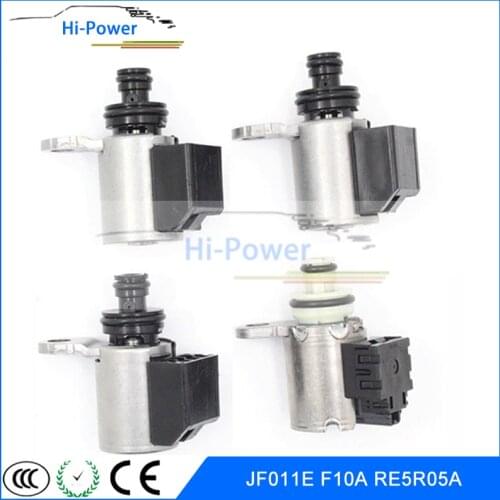 4PCS JF011E F10A E0F09B RE5R05A RE0F09A Transmission kit control solenoids Stepper Motor pressure sensor For Nissan