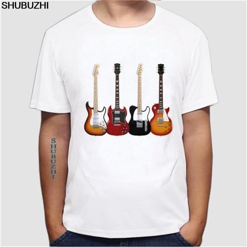 Brand Clothing Men T Shirt Choose Your Weapon - Mens Funny Guitar T-Shirt Electric Acoustic Bass Strings Mens Tee shirt