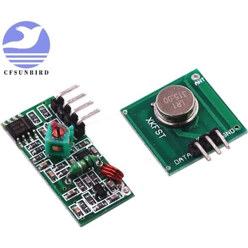 CFsunbird 5 pair (10 pcs) 315Mhz RF transmitter and receiver link kit /ARM/MCU WL