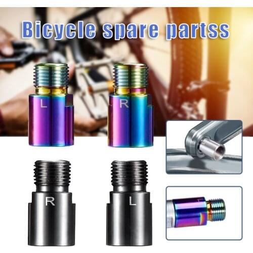Mountain Bike Pedal Extender 1 Pair Chrome-Molybdenum Steel Bicycle Pedal Accessory Extended 20mm/ 0.79in jlrr