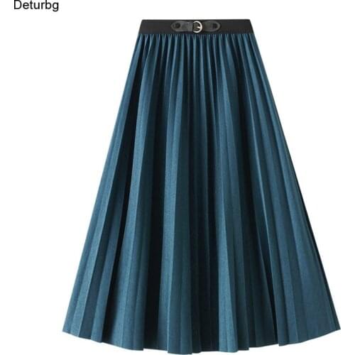Deturbg Women's Knitted Skirts