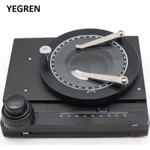 X-Y-Z Fine-tuning Working Stage Rotatable Microscope Universal Platform with Scale X-Y-Z Movement Stage for PCB Inspection