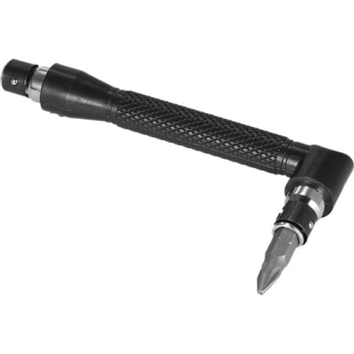 L-shaped Angle Head Socket Wrench 1/4 Inch Screwdriver Bits Holder Double-head Screwdriver
