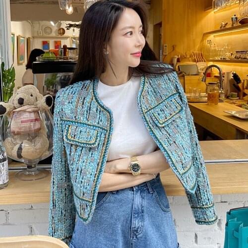 MingJieBiHuo Women's Plaid Coats
