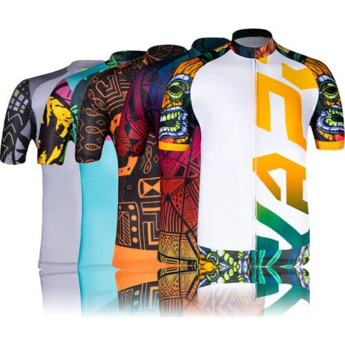 New Kapvoe Men Cycling Jersey MTB Bicycle Clothes Breathale Uniform Mountain Road Bike Clothing High Quality Pro Team Bike Shirt