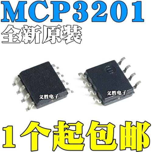 New and original MCP3201-CI/SN MCP3201-BI/SN SOP8 Adc chip Adc chip, patch SOP8 encapsulation of adc chip microcontroller IC