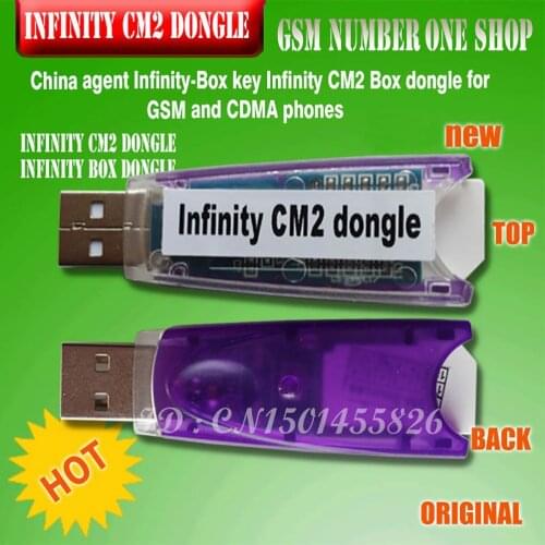 Original new China agent Infinity-Box Dongle Infinity CM2 Box Dongle for GSM and CDMA phones Free shipping