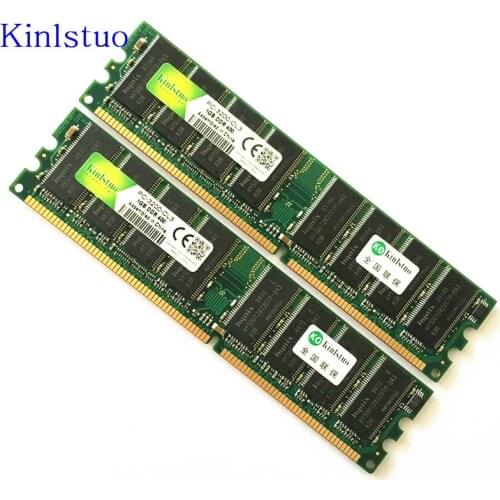 New!1PCS DDR1 Desktop memory DDR 1 gb pc3200 ddr400 400MHz 184Pin ram memory PC CL3 DIMM RAM