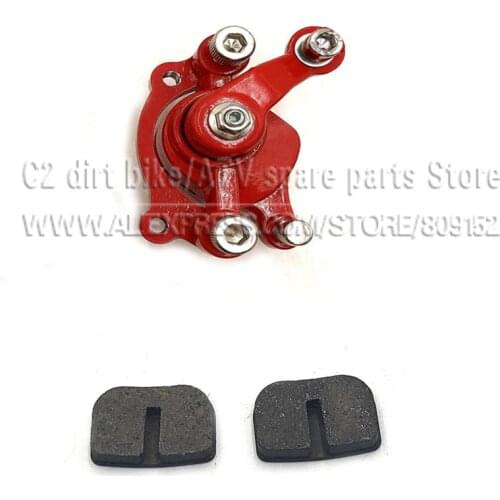 Front Rear Disc Brake Caliper Pads For 43cc 47cc 49cc Chinese Mini Moto Kids ATV Quad Minimoto Dirt Pocket Bike Gas Scooter