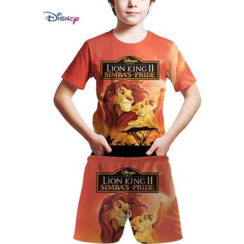 New Disney movie Lion King 3D printing casual boys and girls personality suit Sweatshirt boys clothing girls clothing