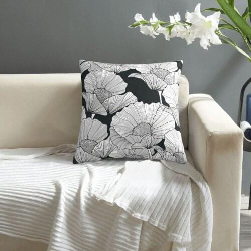 Luxury Palepink Gold Abstract Rose Flowers Seamless Pattern pillowcase printed cushion cover sofa waist pillow pillow cover