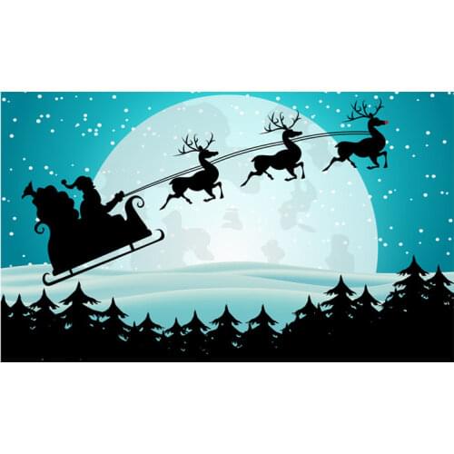 90x150cm Merry Christmas elk Flag