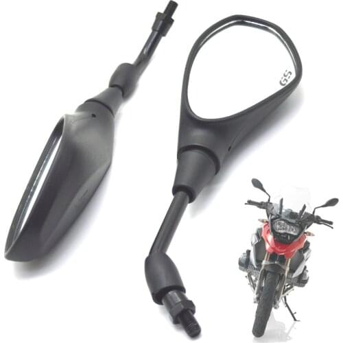 Universal 10mm Motorcycle Rearview Mirror Left&Right Rear View Mirrors Housing Side Mirror FOR BMW F850GS C400X LX350T F800R