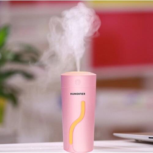 ELOOLE Three-In-One USB Air Humidifier Diffuser Fragrance Spray With Fan And Night Light Hydrating Humidification For Car Home