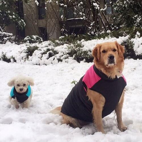 Waterproof Pet Dog Puppy Vest Jacket Chihuahua Clothing Warm Winter Dog Clothes Coat For Small Medium Large Dogs 2 Colors M-5XL