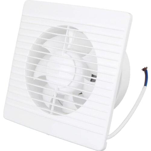 6 Inch 220V Wall Mounted Exhaust Fan 7 Blades Ventilation Fans Small Ventilator Extractor For Home Kitchen Bathroom
