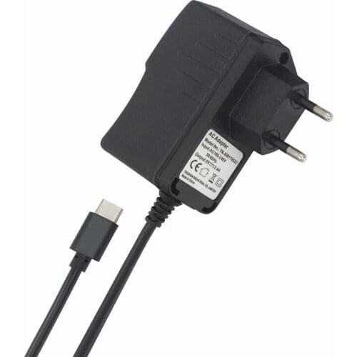 EU Charger for -Switch NS Game Console ABS 5V 2.4A AC Adapter Charging USB Type C Power Supply EU Plug Travel Charger