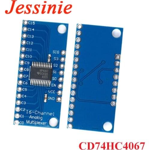 10pcs CD74HC4067 74HC4067 16-Channel ADC Analog Digital Multiplexer High-speed Breakout Board Module For Arduino