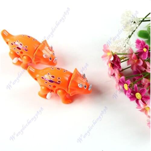 5pcs/lot New Funny Cute Walk Dinosaur Clockwork Wind Up Toys Kid Party Favorite Hot