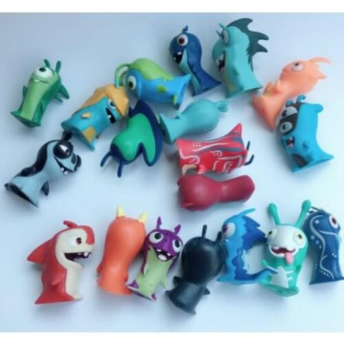 50pcs/lot Cartoon Anime Toys 5cm Slugterra PVC Model Toys Dolls Child Toy Collection Home Decoration