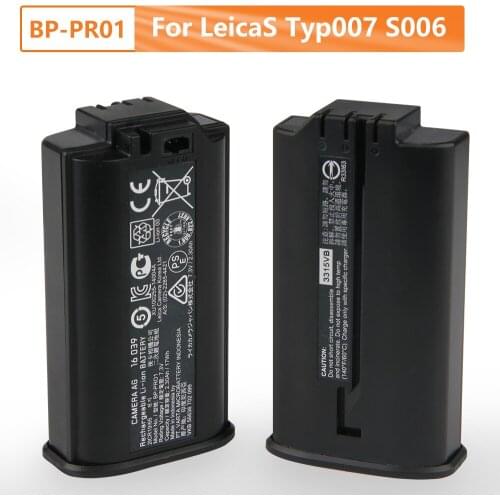 7.3V Genuine Replacement Battery BP-PR01 For Leica LeicaS Typ007 S006 S007 16039 17Wh Original Rechargable Battery 2.30Ah