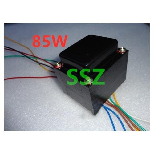85W tube amplifier power transformer tube tube transformer full copper wire package EI76*50 Suitable for 6P1 6P14 6P6P