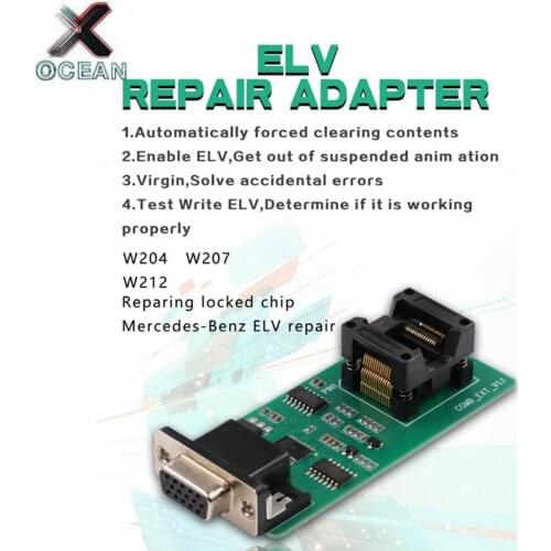 CGDI MB ELV Repair Adapter Works For CGDI MB Repairing Lock Chip For Benz Key Programmer Tool ELV Repair W204 W207 W212 W209 W90
