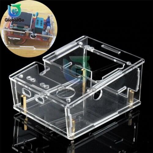 Acrylic Transparent Case Shell for TFT GM328 Transistor Tester Diode LCR Meter PWM Square Wave DIY Kit