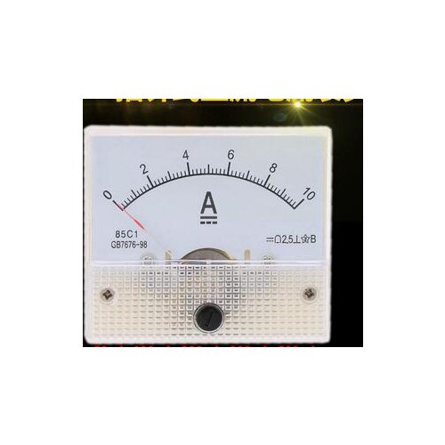 Analog Panel AMP Current Meter Ammeter Gauge 85C1 1A 2A 3A 5A 10A 15A 20A 30A 50A 100A 200A 300A 500A
