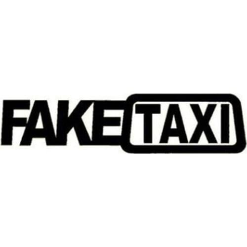 20*5cm Car Sticker FAKE TAXI Reflective Car Sticker for volkswagen golf 4 ford focus 3 toyota auris seat exeo bmw e46 audi A1 A2