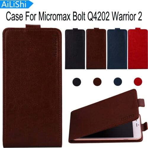 AiLiShi For Micromax Bolt Q4202 Warrior 2 Case Top Quality PU Flip Fashion Leather Case Luxury Protective Cover Skin In Stock