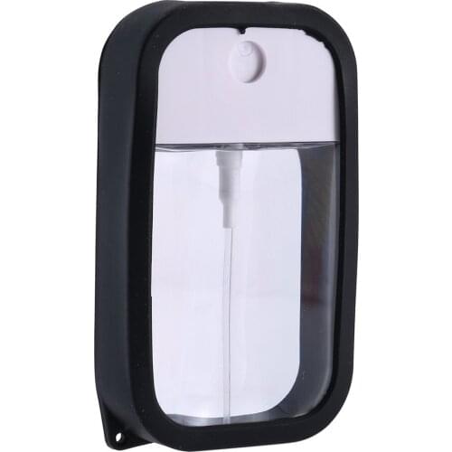 45ml White Transparent Spray Bottle Split Bottling Disinfectant Hand Sanitizer Bottle With Silicone Cover