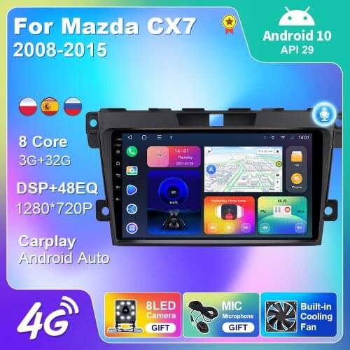 For Mazda Cx-7 Cx7 2008 2009 2010 2011 2012 2013 2014 2015 Android Car Radio Multimedia Player Stereo 2din Radio Navigation GPS