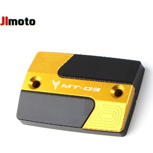 For Yamaha MT03 MT-03 MT 03 2006-2010 High Quality Latest Motorcycle Accessorie CNC Front Brake Fluid Reservoir Tank Covers Cap