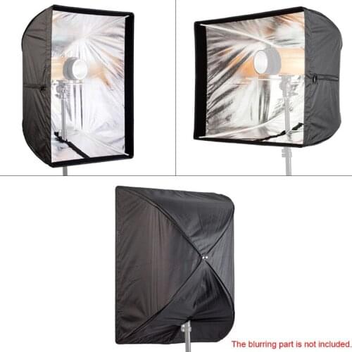 Photo Studio 50x70cm Umbrella Softbox Diffuser Reflector Photography Soft Box Light Box for Speedlite Flash